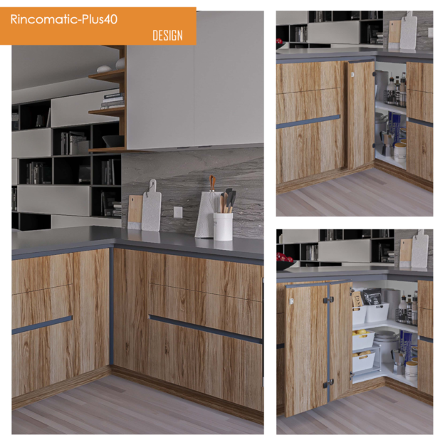 CORNER HINGE RINCOPLUS40  30'' CHAMPA