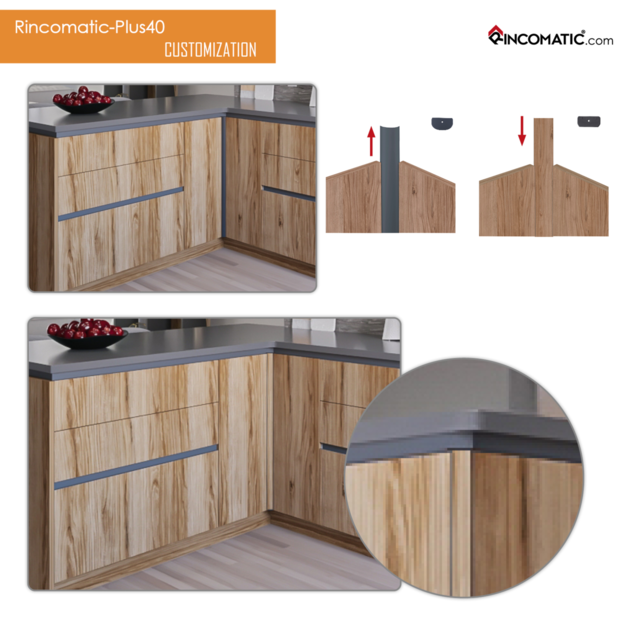 CORNER HINGE RINCOPLUS40  30'' CHAMPA