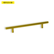 HANDLE BAR 9520 SERIES C/C 3" O/A 5-3/4" SATIN BRASS