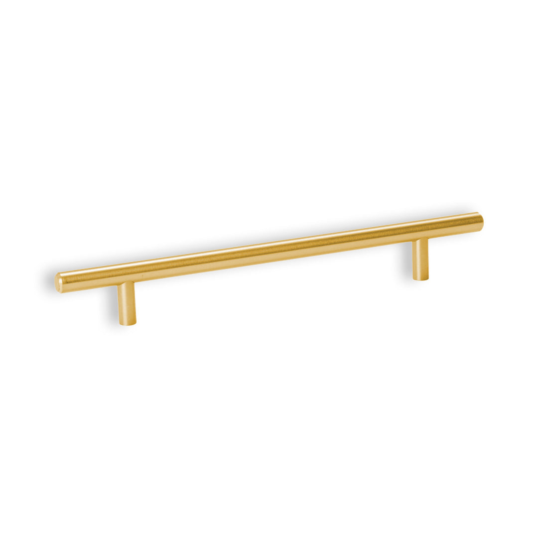 HANDLE BAR 9520 SERIES C/C 3" O/A 5-3/4" SATIN BRASS