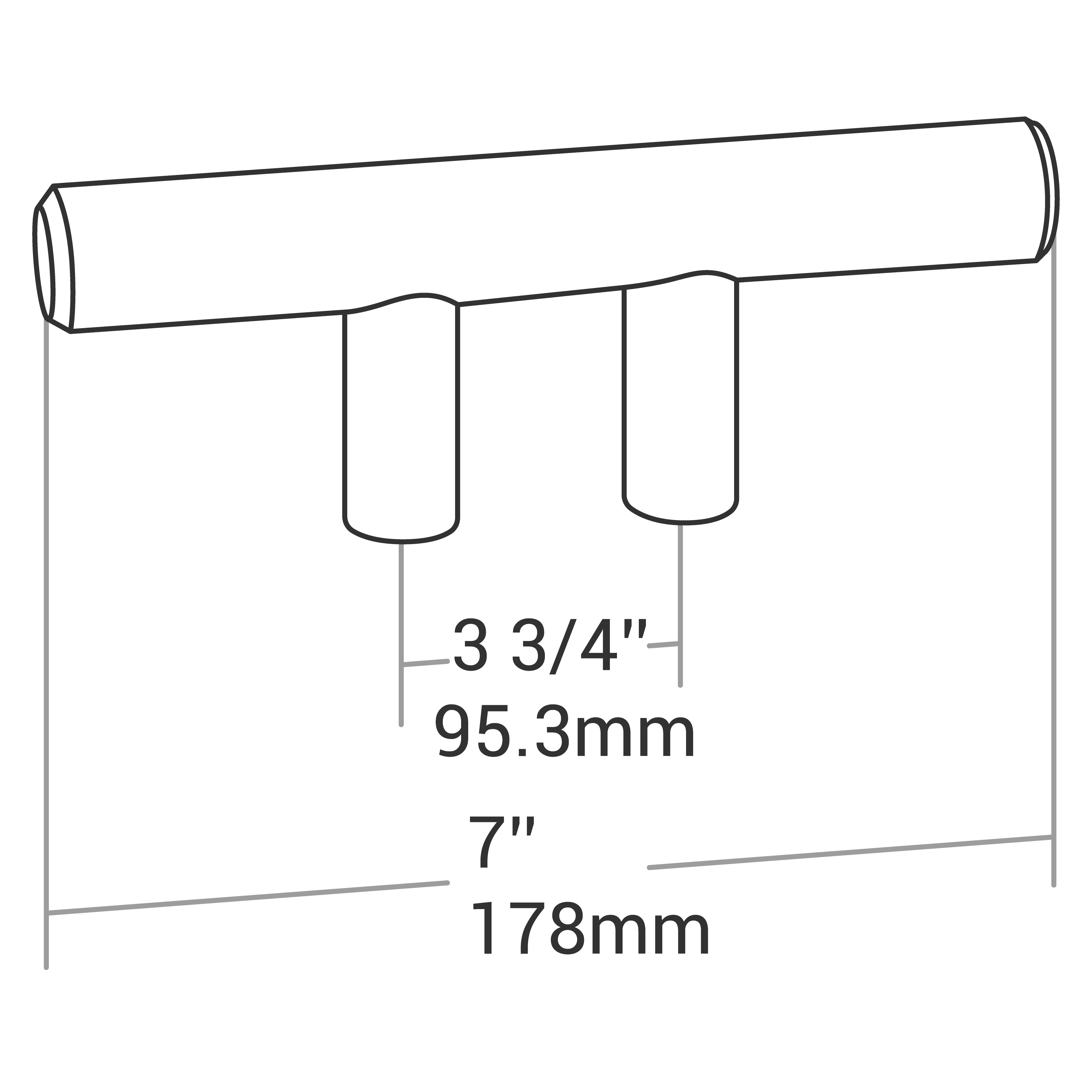 Handle Bar 9520 Series C/C 3-3/4" O/A 7"