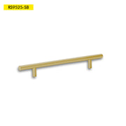 HANDLE BAR 9520 SERIES C/C 7" O/A 10" SATIN BRASS