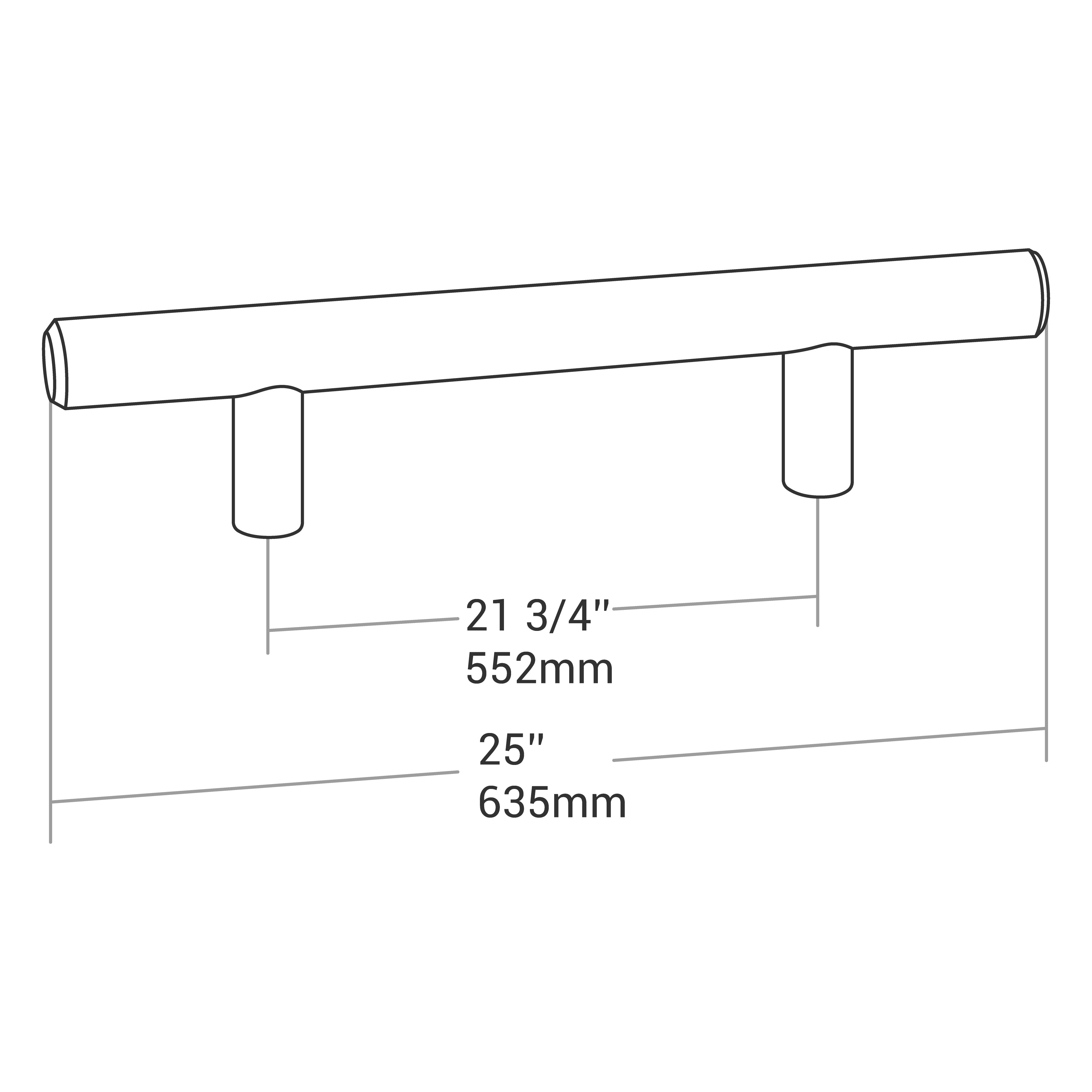 Handle Bar 9520 Series C/C21-3/4" O/A 25"