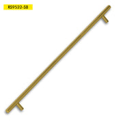 HANDLE BAR 9520 SERIES C/C 30-3/4" O/A 34" SATIN BRASS