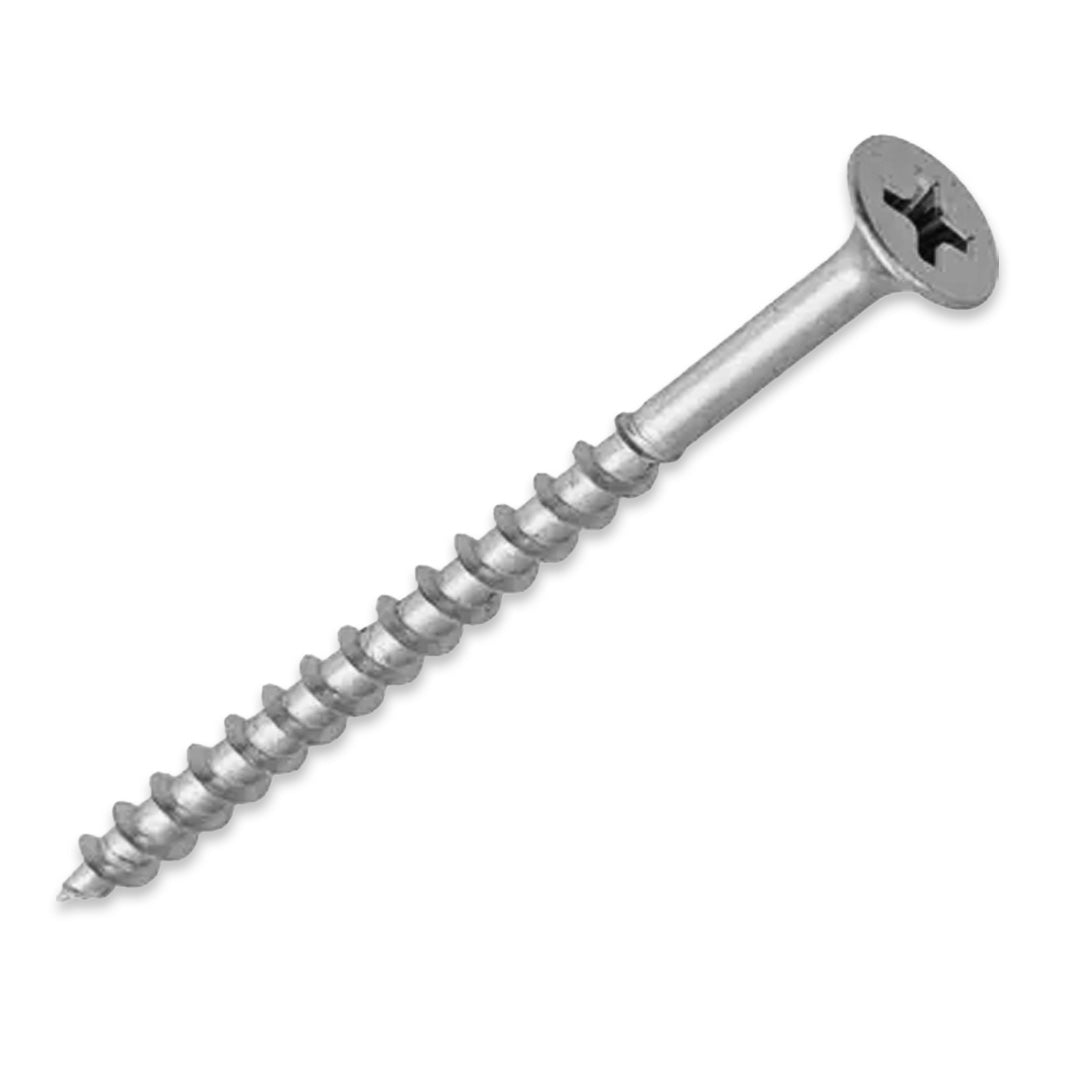WOOD SCREWS IMEX PHILLIP FLAT HEAD WITH NIBS #8 2" TYPE 17 COARSE ZINC 3.500 BULK