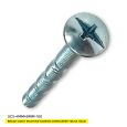 BREAK-AWAY MACHINE SCREWS 4MMX45MM TRUSS HEAD ZINC MILIMETRIC 100