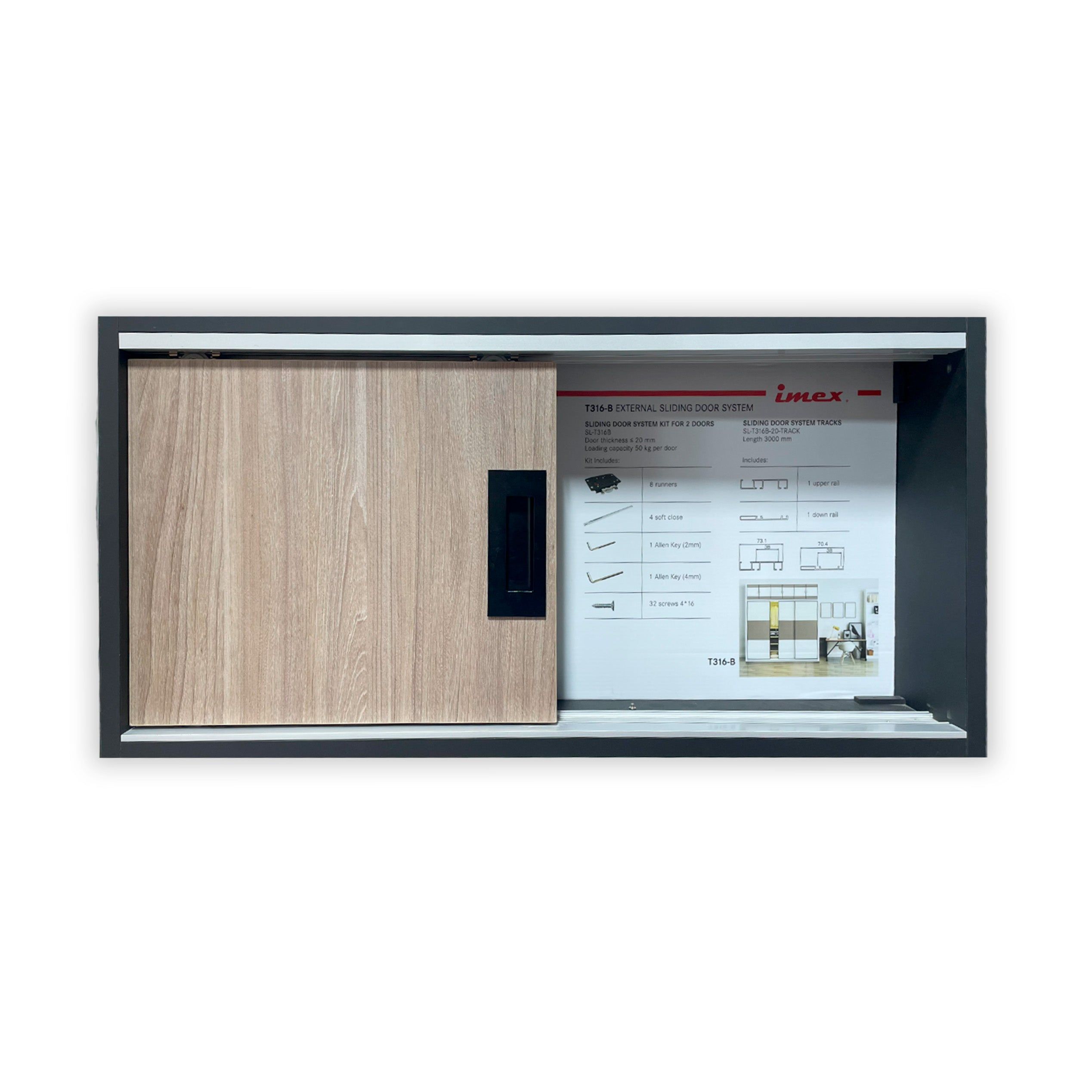 SLIDING DOOR SYSTEM TRACKS 3M