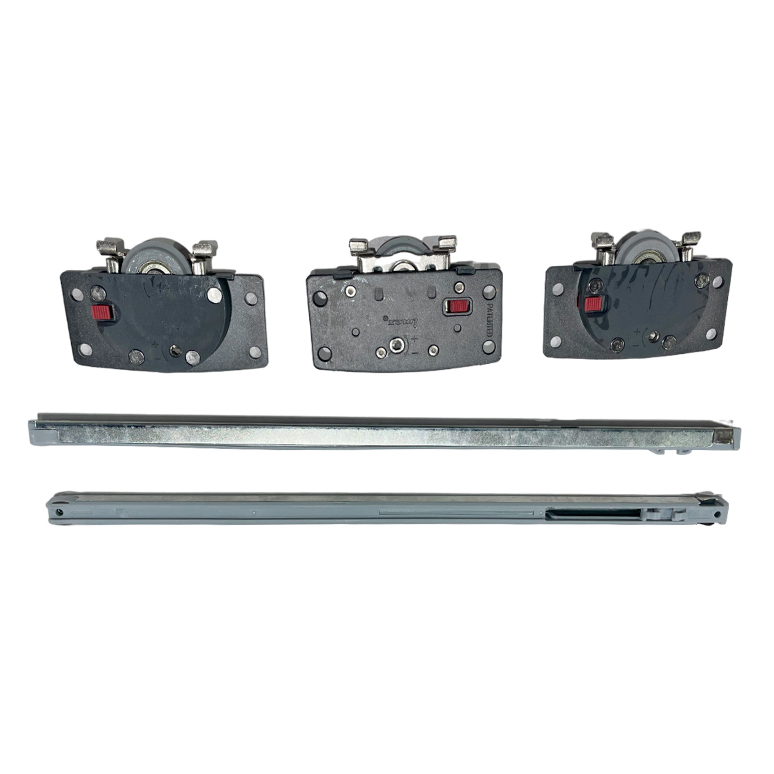 SLIDING DOOR SYSTEM KIT FOR 2 20MM 50KG