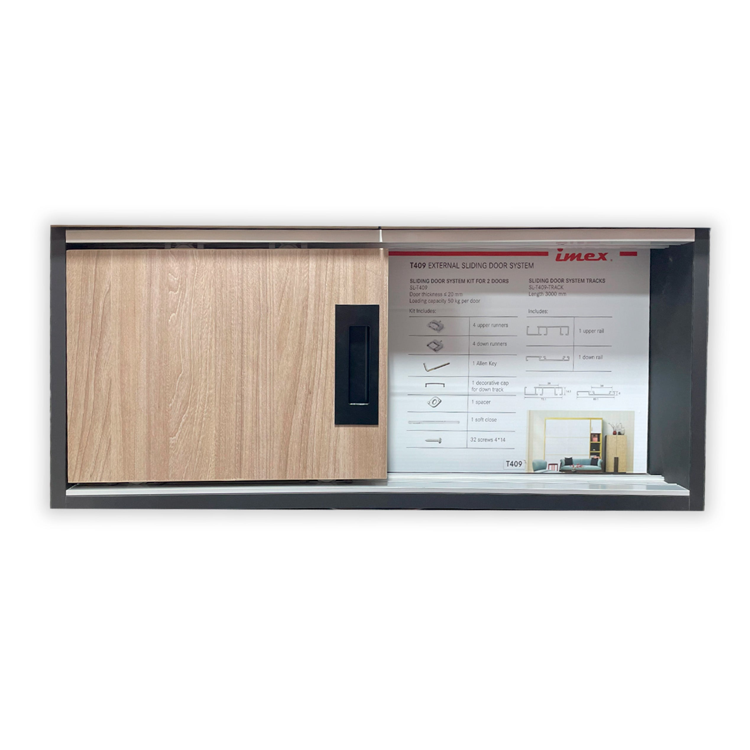 SLIDING DOOR SYSTEM TRACKS 3M