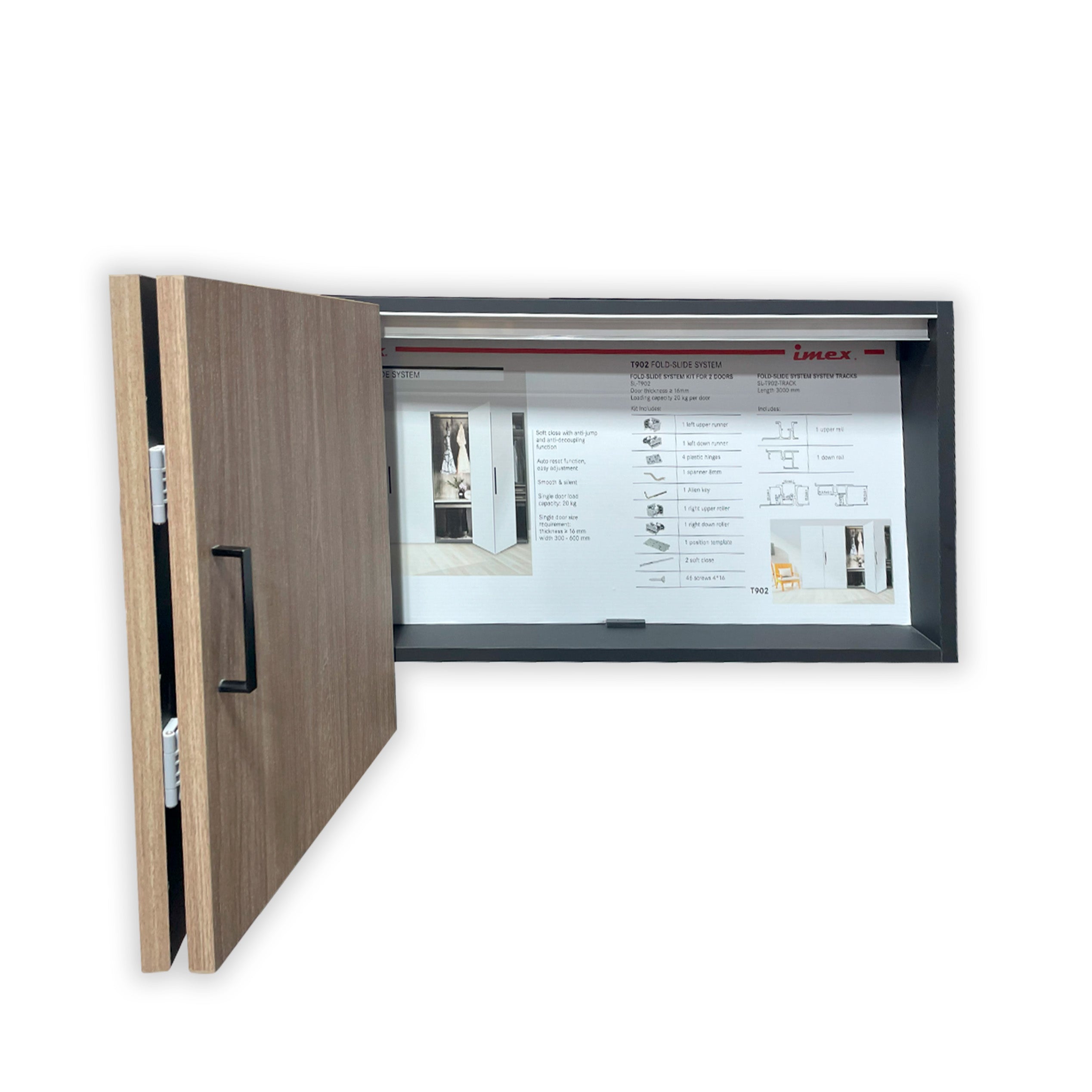 FOLD-SLIDE SYSTEM SYSTEM TRACKS 3M