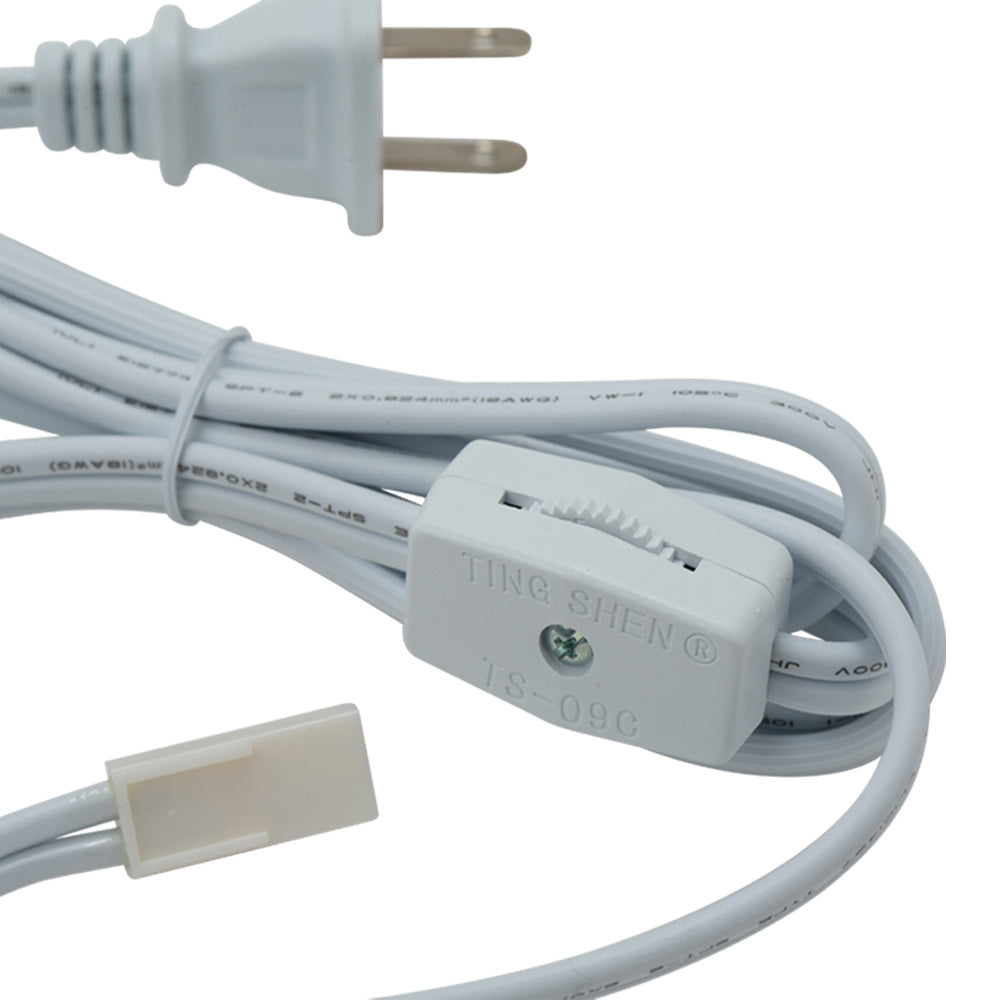6Ft Cable With Male Plug No Switch