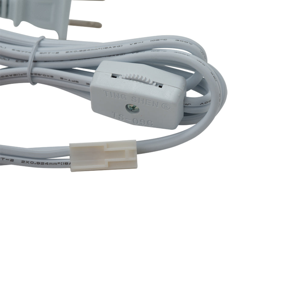 6Ft Cable With Male Plug No Switch