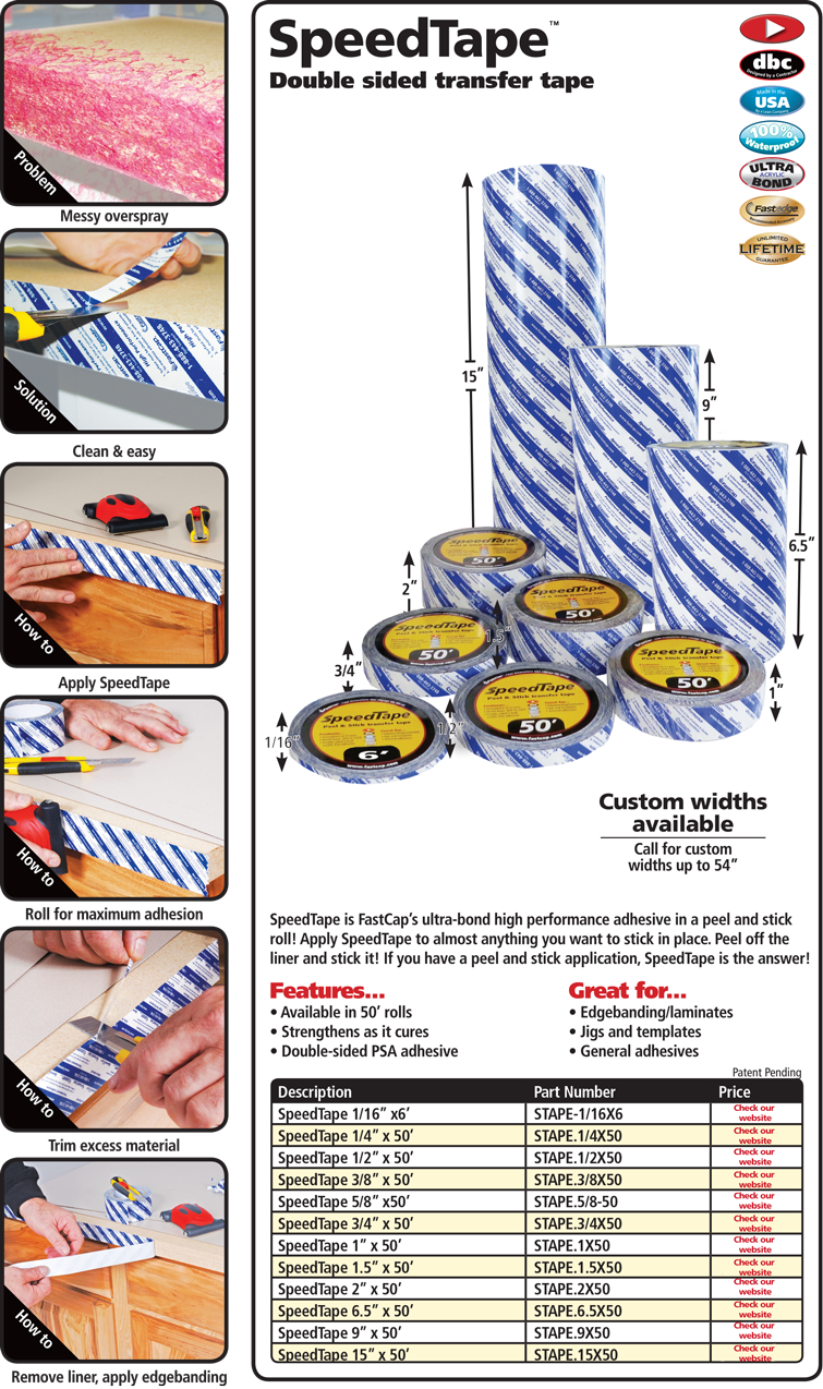 1-1/2'' X 50' SPEEDTAPE