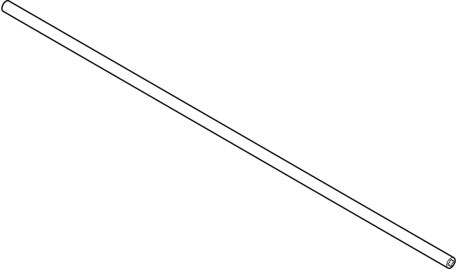 TIP-ON BLUMOTION for MOVENTO or LEGRABOX synchronization rod Ident 1118 Black