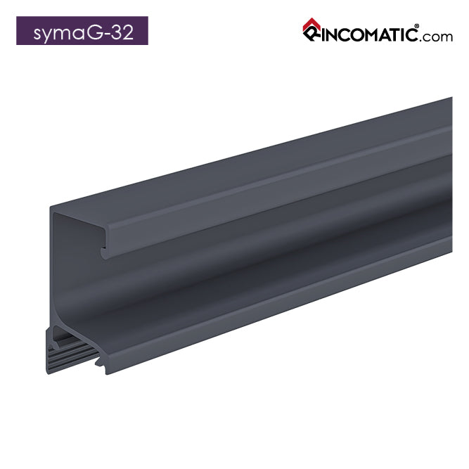 SYMAG 32 Profile Handle - Anthracite Grey anod. - 2670 mm (105 1/8 inches)