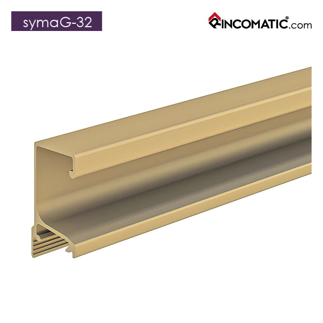 SYMAG 32 Profile Handle - Matt Gold - 2670 mm (105 1/8 inches)