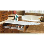 Vanity Pullout Ironing Board Gray  14.25 in (362 mm) W x 19.81 in (503 mm) D x 4 in (102 mm) H