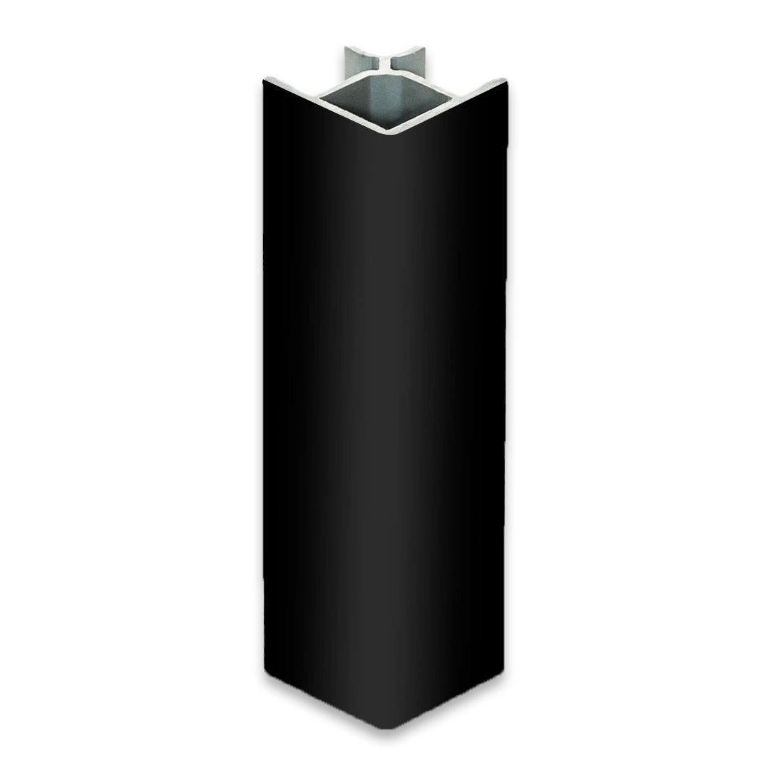 90° ROUNDED SHAPE CORNER FOR H150 TOE KICKS MATT BLACK