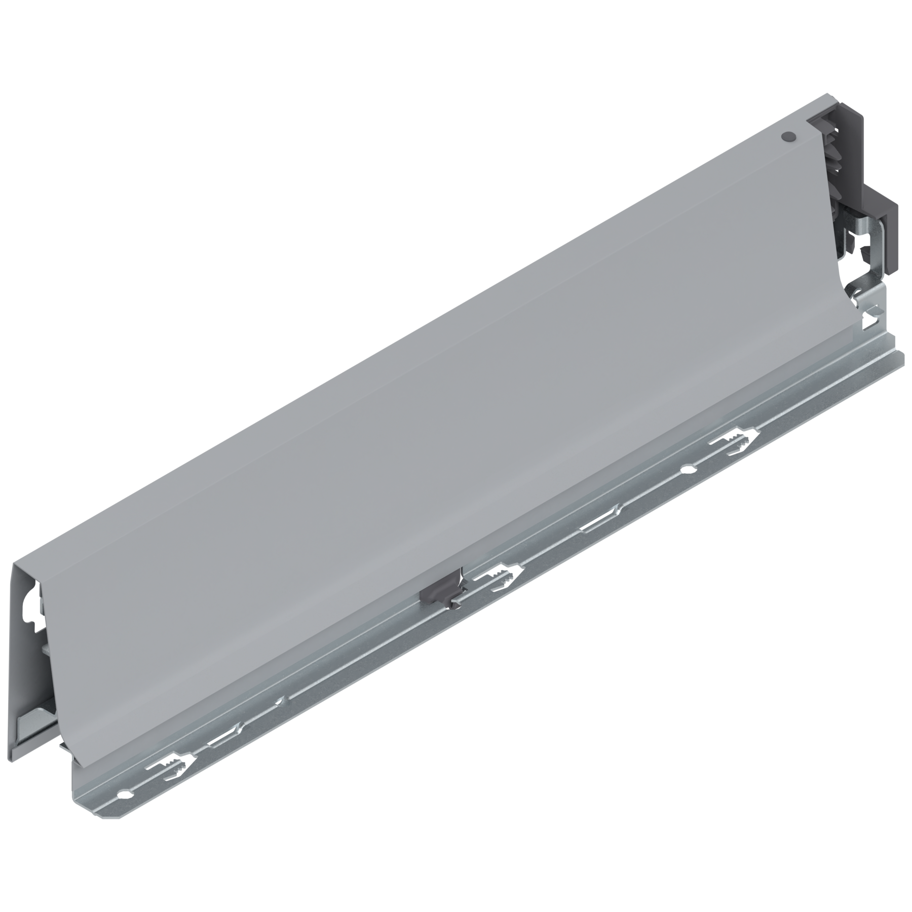 TANDEMBOX 378 M series (3-3/8'' medium side) - drawer profile Ident 16'' White Aluminum (Left) 20/Box