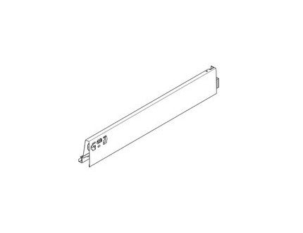 TANDEMBOX 378 M series (3-3/8'' medium side) - drawer profile Ident 16'' White Aluminum (Right) 20/Box