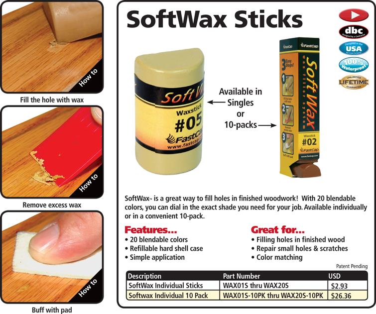 10 PC PACK WAX12-S GREEN