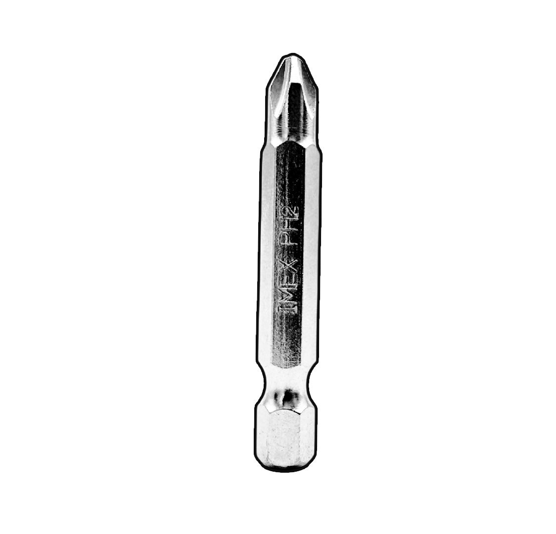 PH2 Screwdriver Bit 50mm Nickel-Plated ? IMEX Power Tools