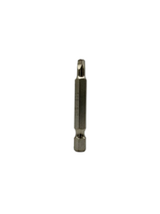 Robertson SQ2 Screwdriver Bit ? 50mm Nickel-Plated ? IMEX Power Tools