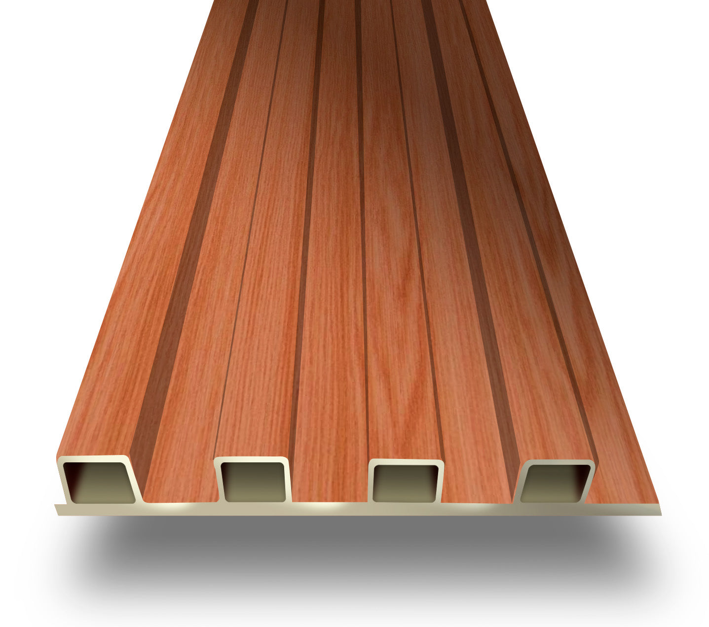 WOOD PANEL PVC COSTA DEL SOL  9.5 FT x 6.29 Inch
