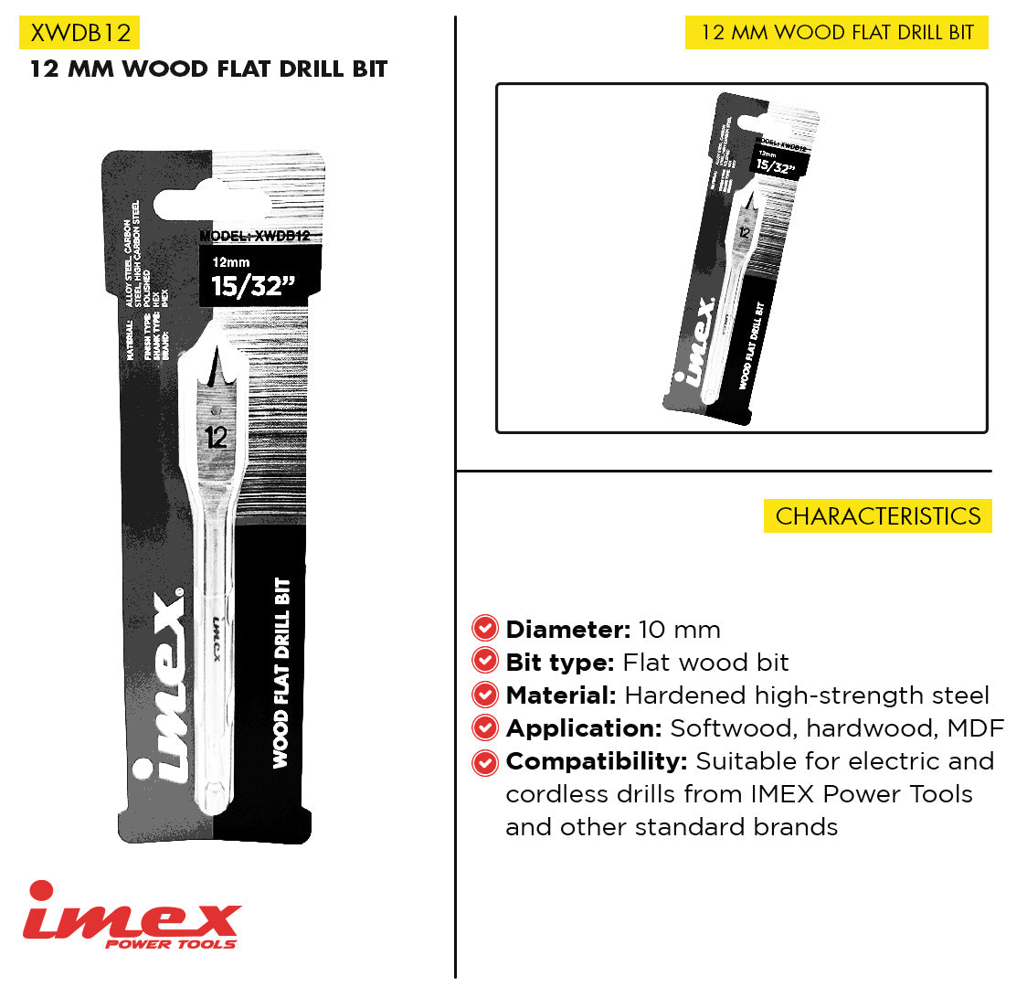 Wood Flat Drill Bi