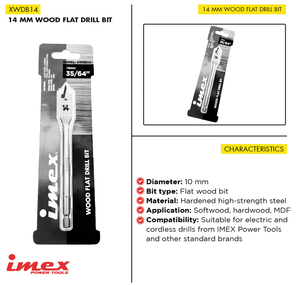 Wood Flat Drill Bi
