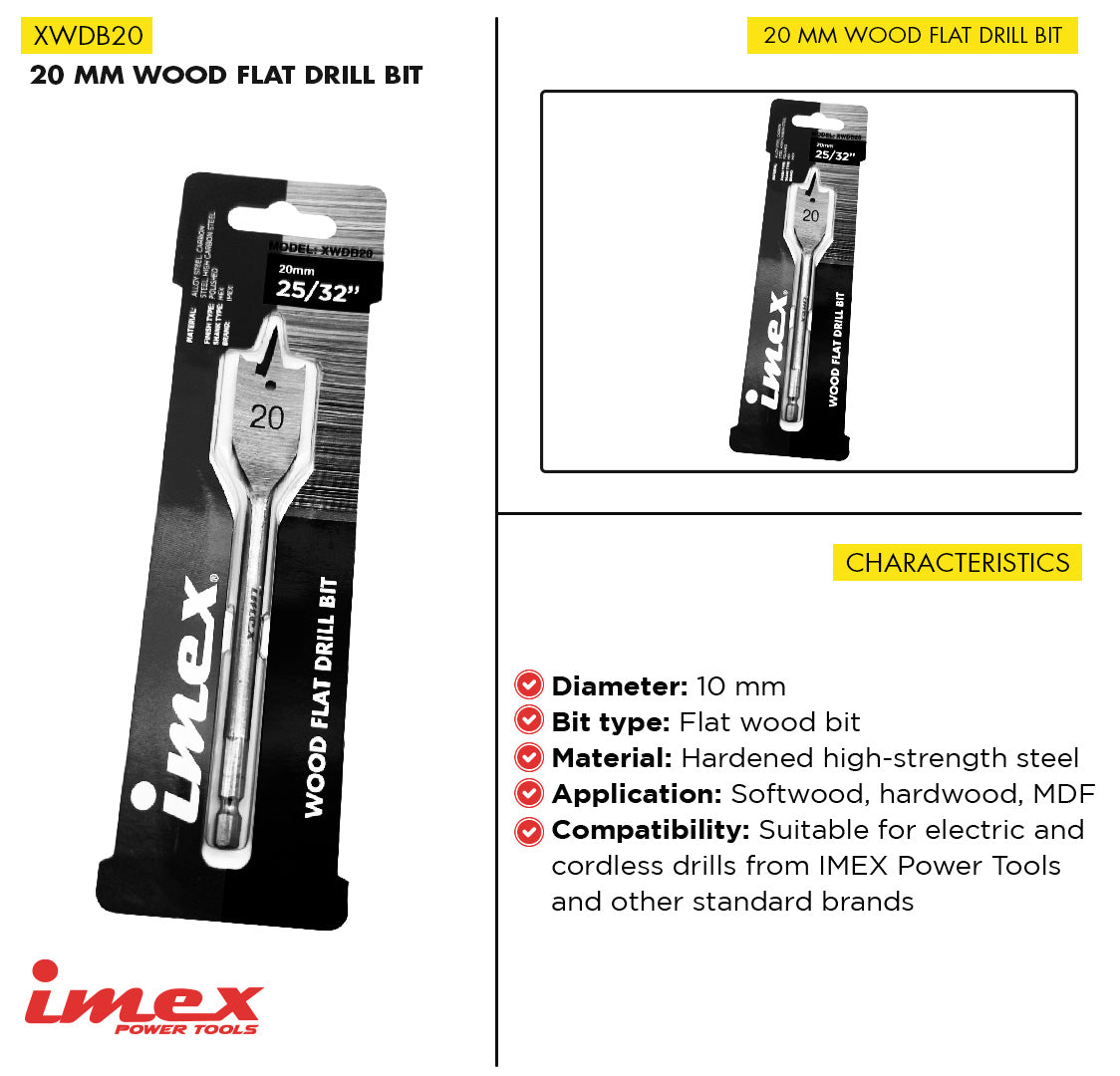 Wood Flat Drill Bi