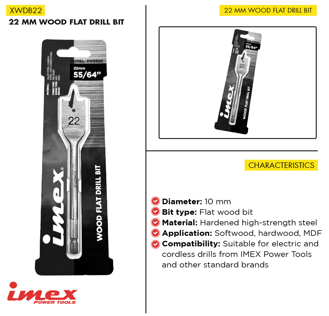 Wood Flat Drill Bi
