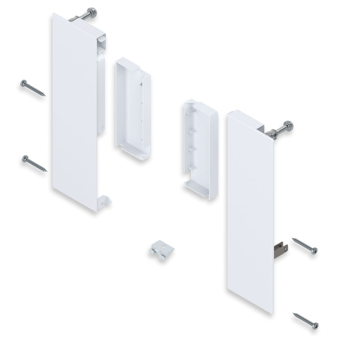 MERIVOBOX-45X front fixing bracket, height E, for interior roll-out, right+left
