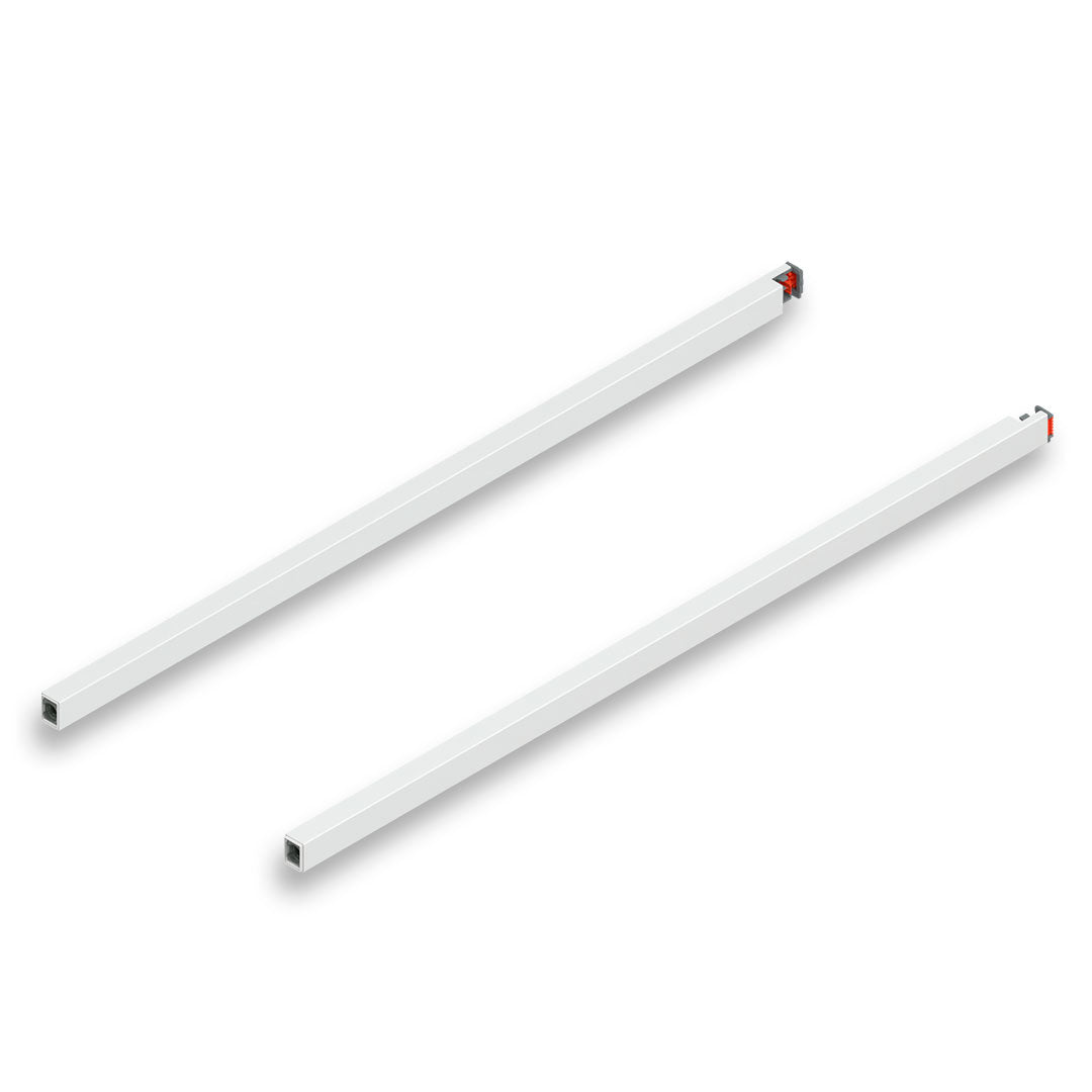 MERIVOBOX longside gallery rail, NL=600 mm, right+left