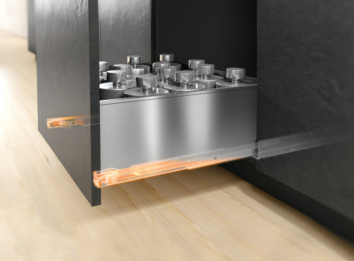 LEGRABOX F Height, Drawer Box Kit Stainless Steel Blum