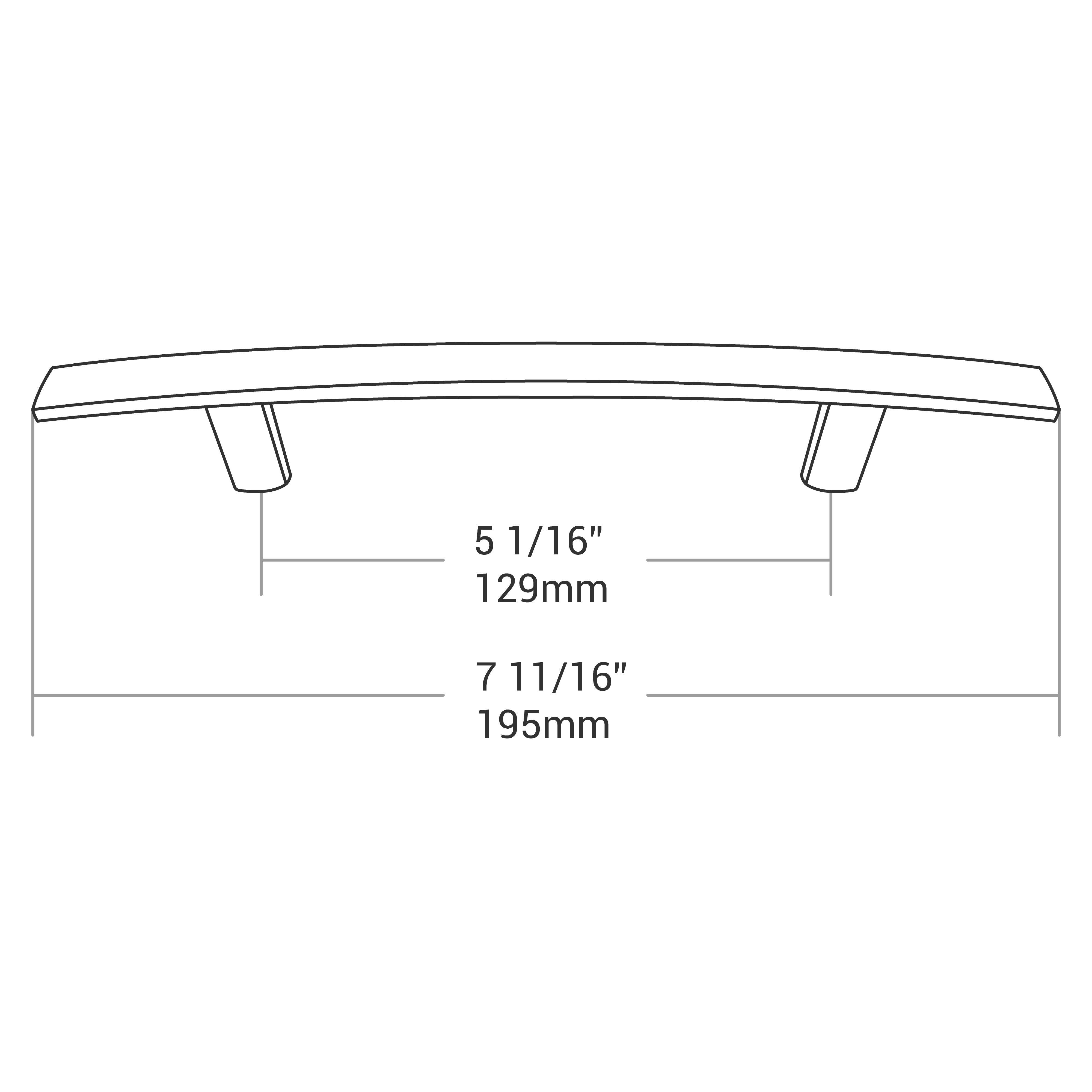 Handle 1439 Series C/C 5" O/A 7-3/4"