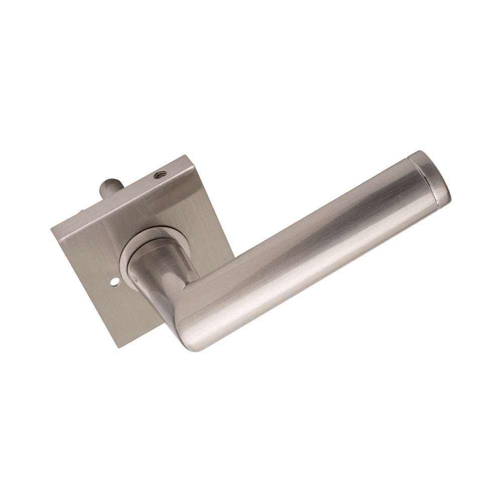 Door Lever Catania Passage Satin Nickel