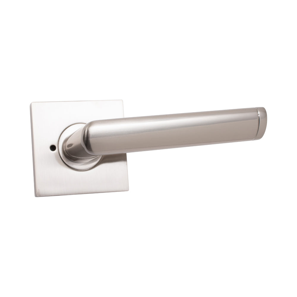 Door Lever Catania Passage Satin Nickel