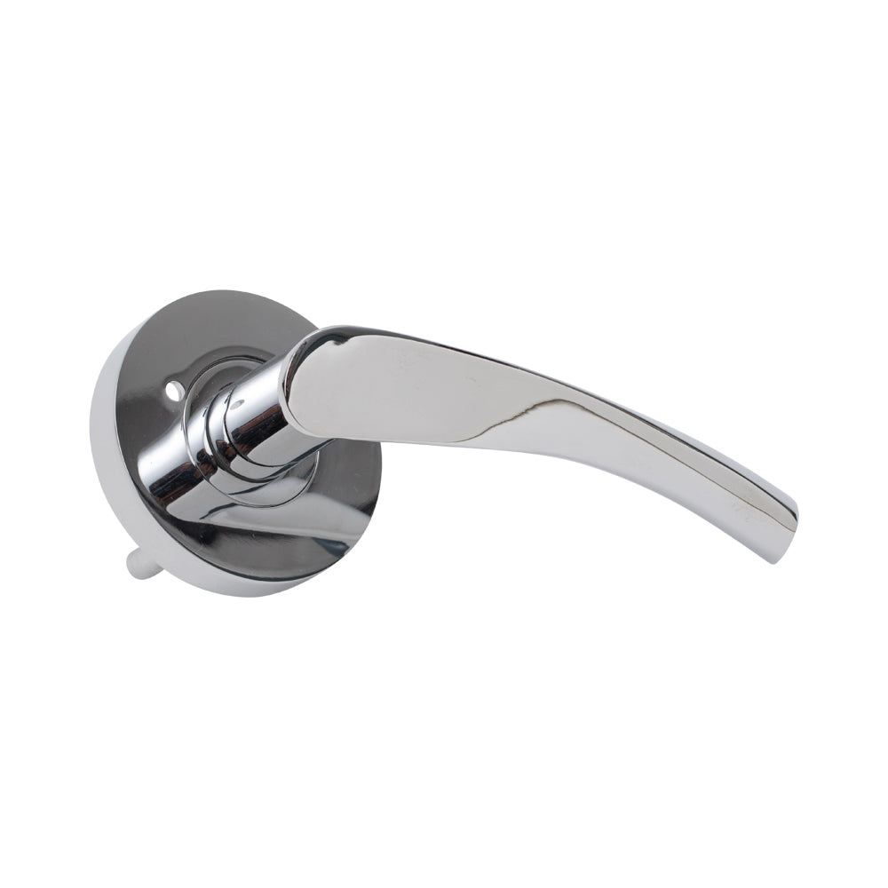 Door Lever Florence Privacy Satin Nickel