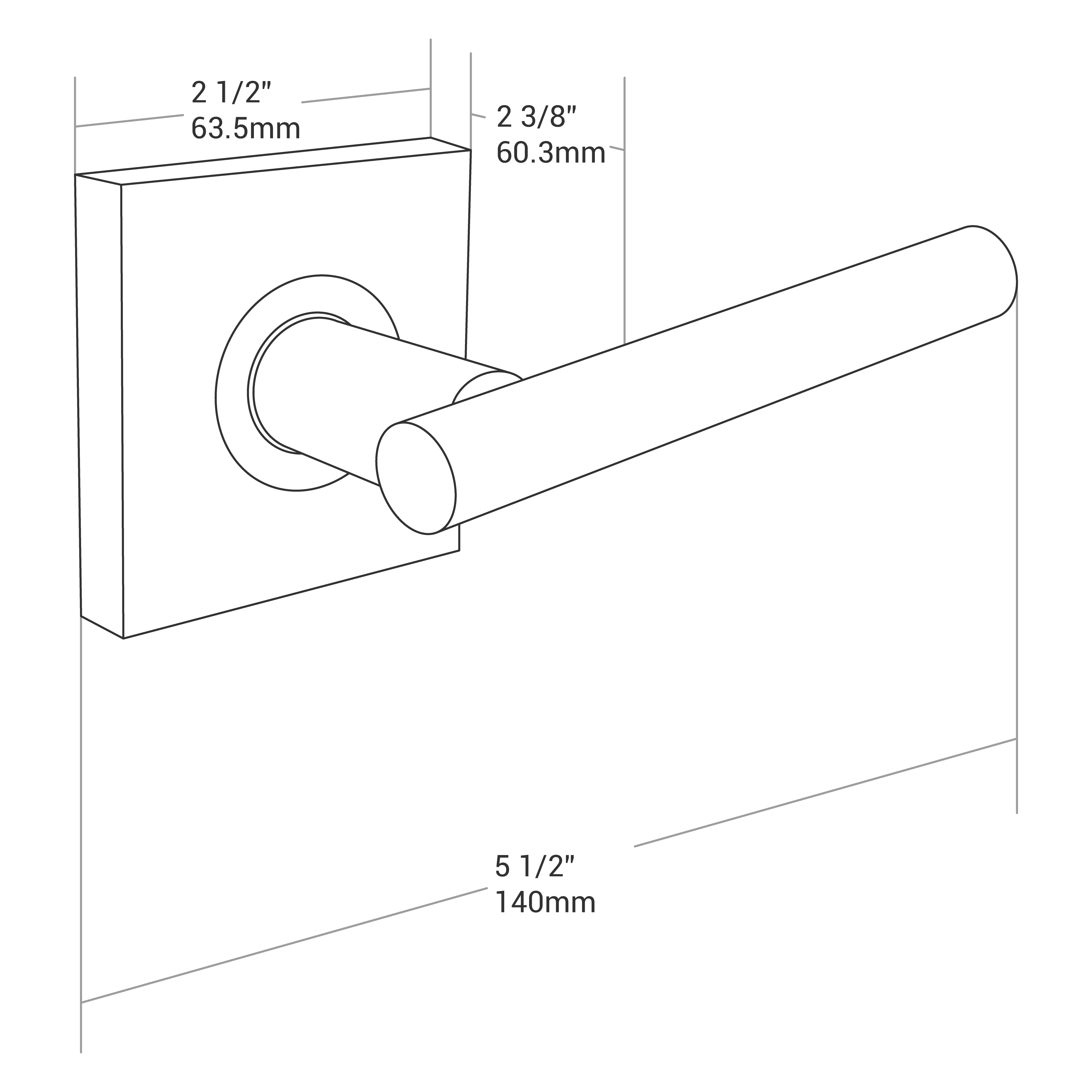Door Lever Sienna Passage Black Matte