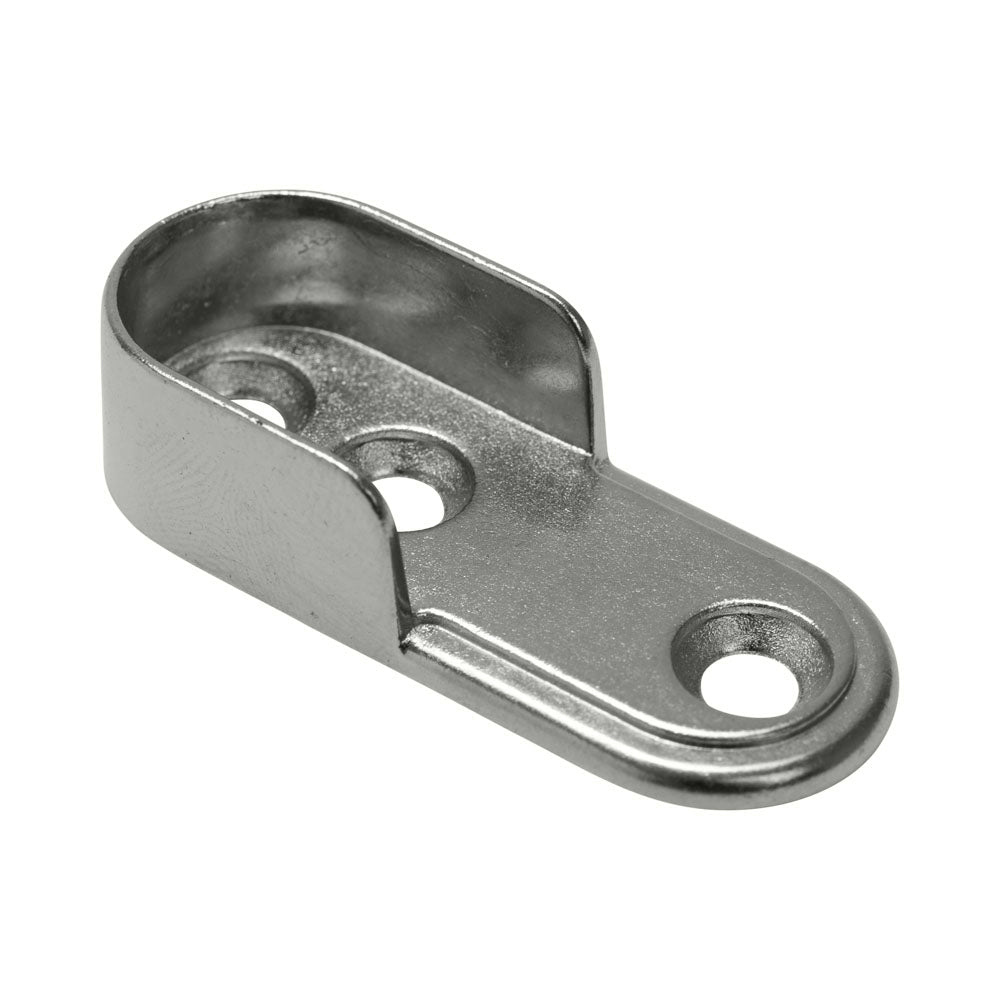 Oval Tube Support No Dowels Chrome 250 x Bag