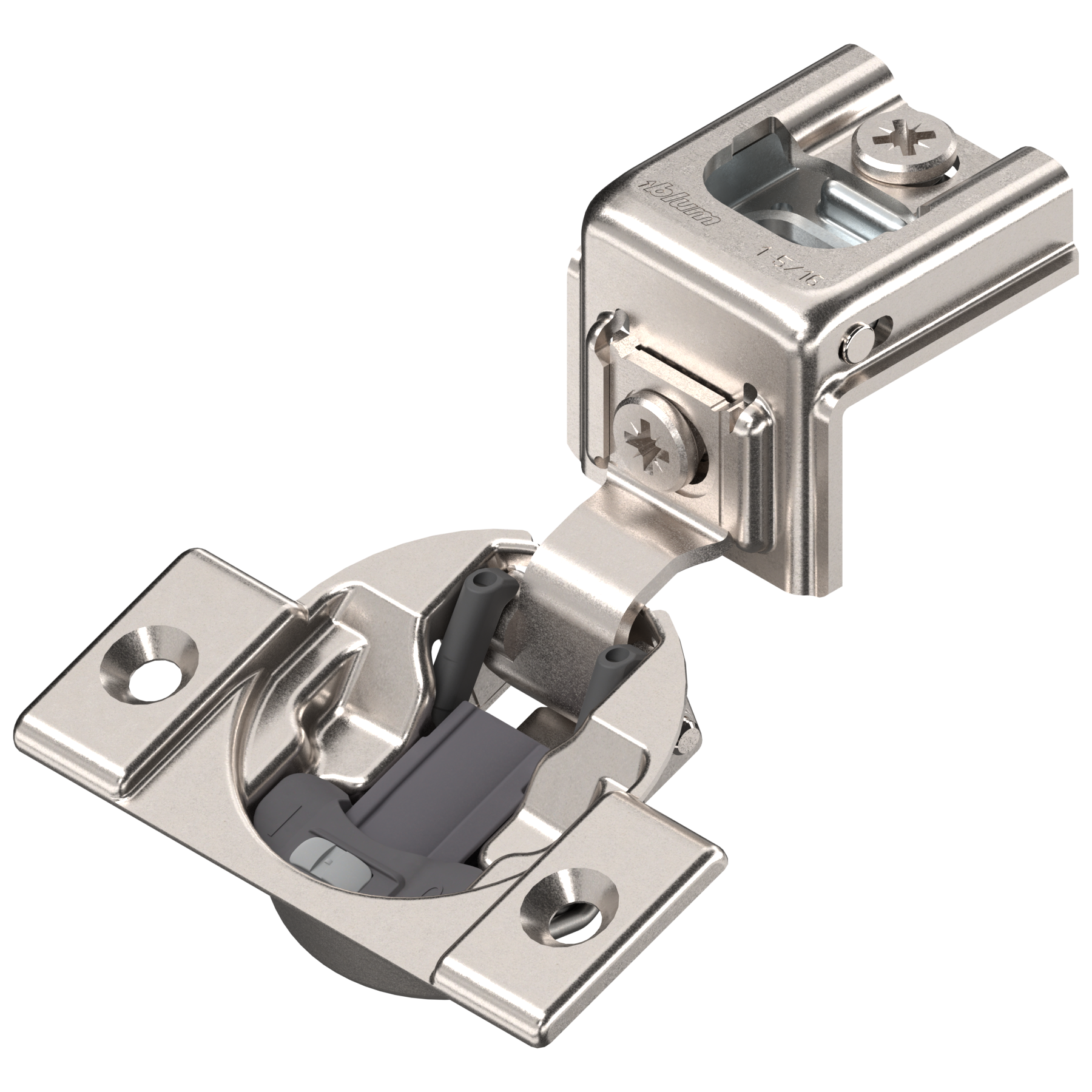 COMPACT BLUMOTION 39C face frame hinges 1-5/16'' Nickel