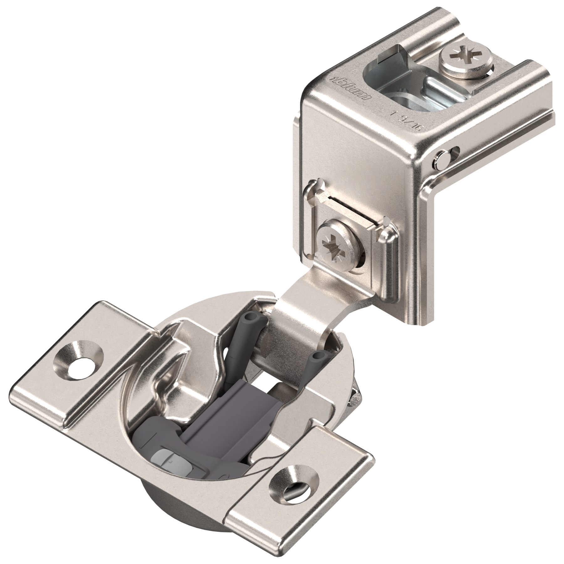 COMPACT BLUMOTION 39C face frame hinges 1-9/16'' Nickel