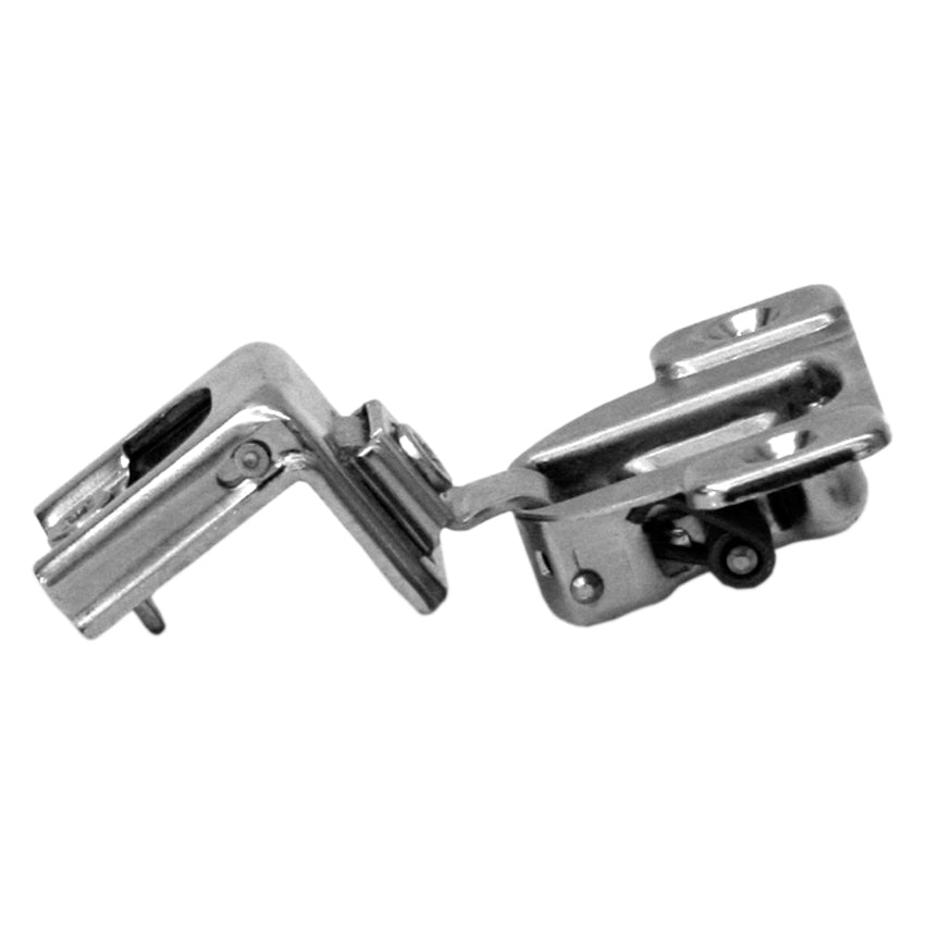 COMPACT hinge 1-1/2", 110Â°, with spring, mounting plate: screws, hinge cup: screw-on