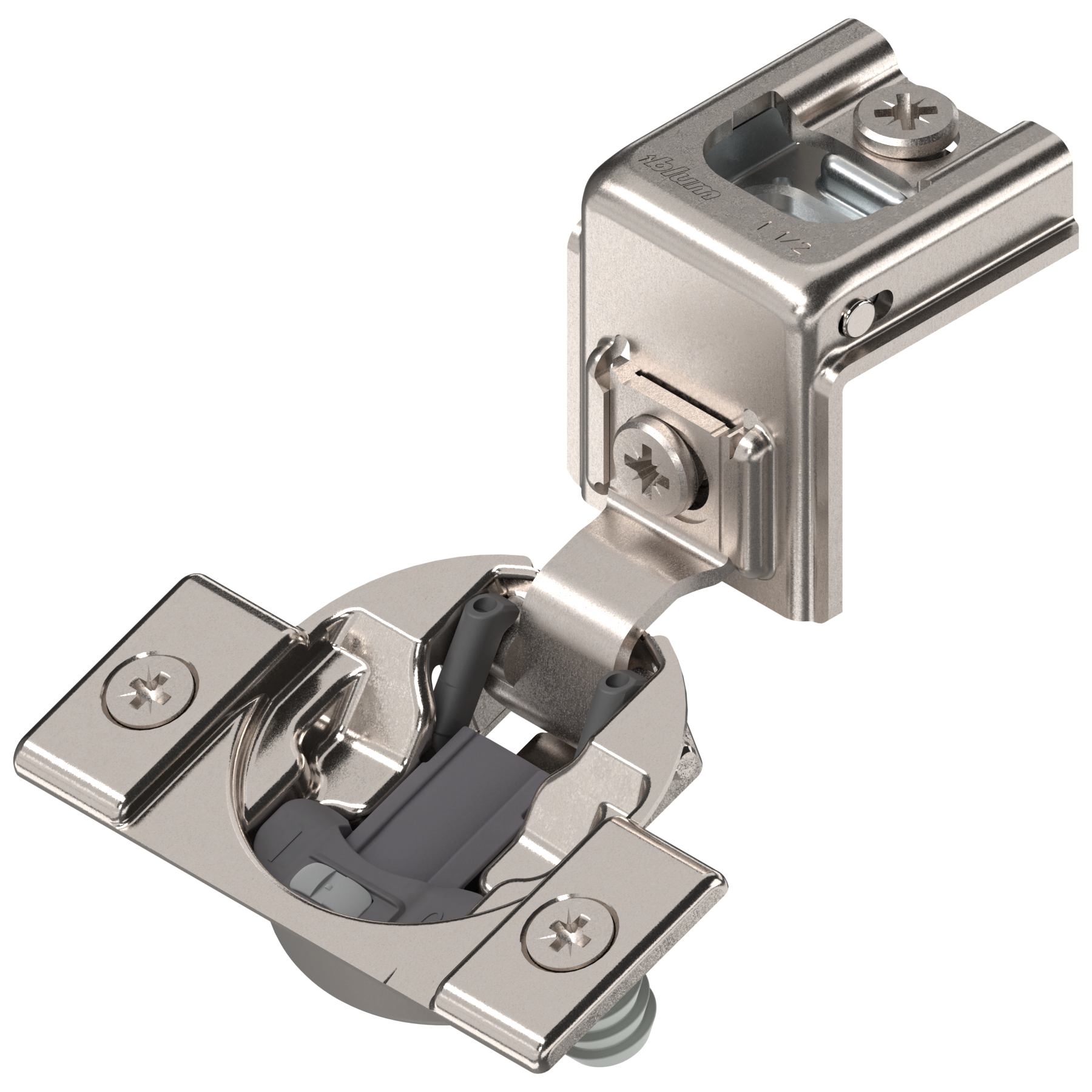 COMPACT BLUMOTION 39C face frame hinges 1-1/2'' Nickel
