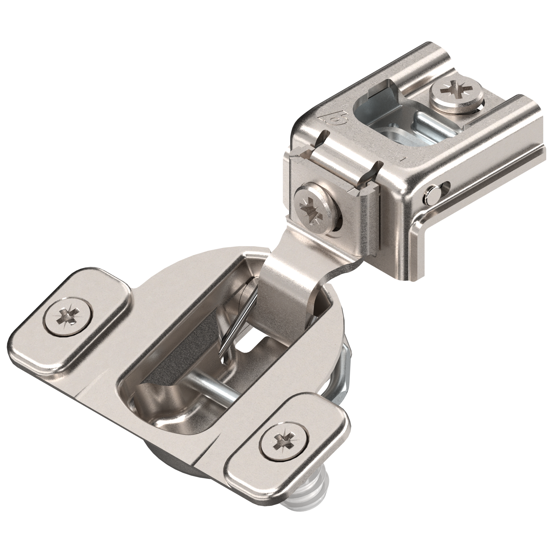 COMPACT 39C face frame hinges 1'' Nickel