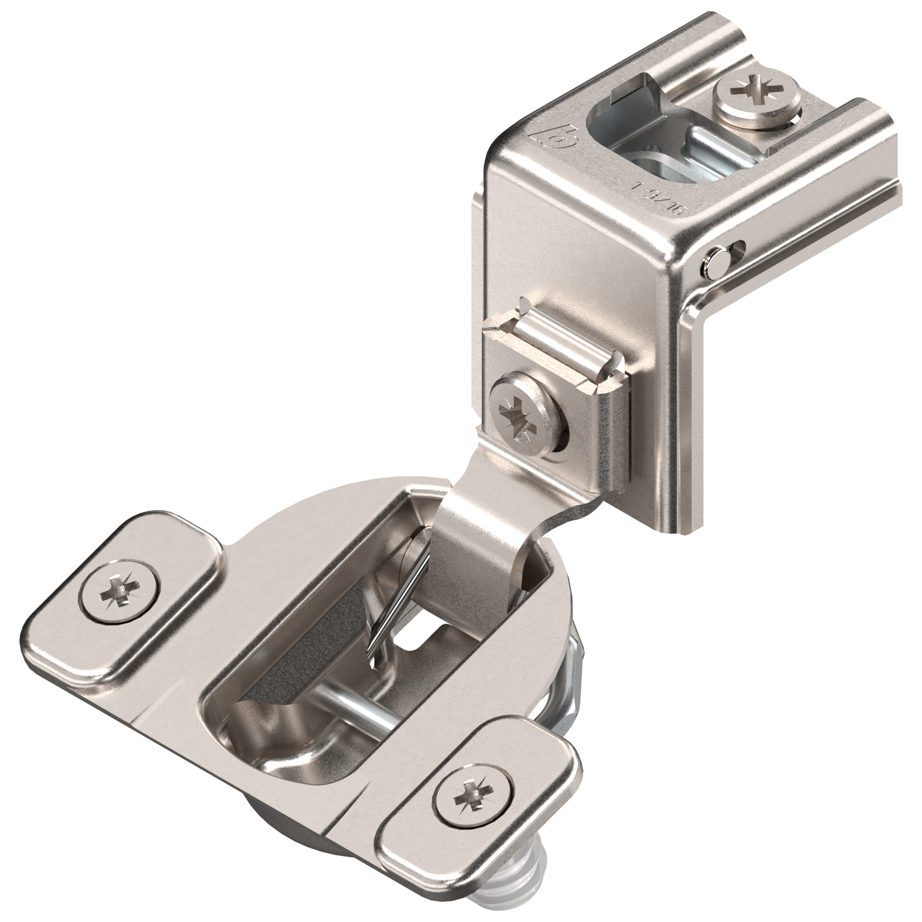 COMPACT 39C face frame hinges 1-9/16'' Nickel