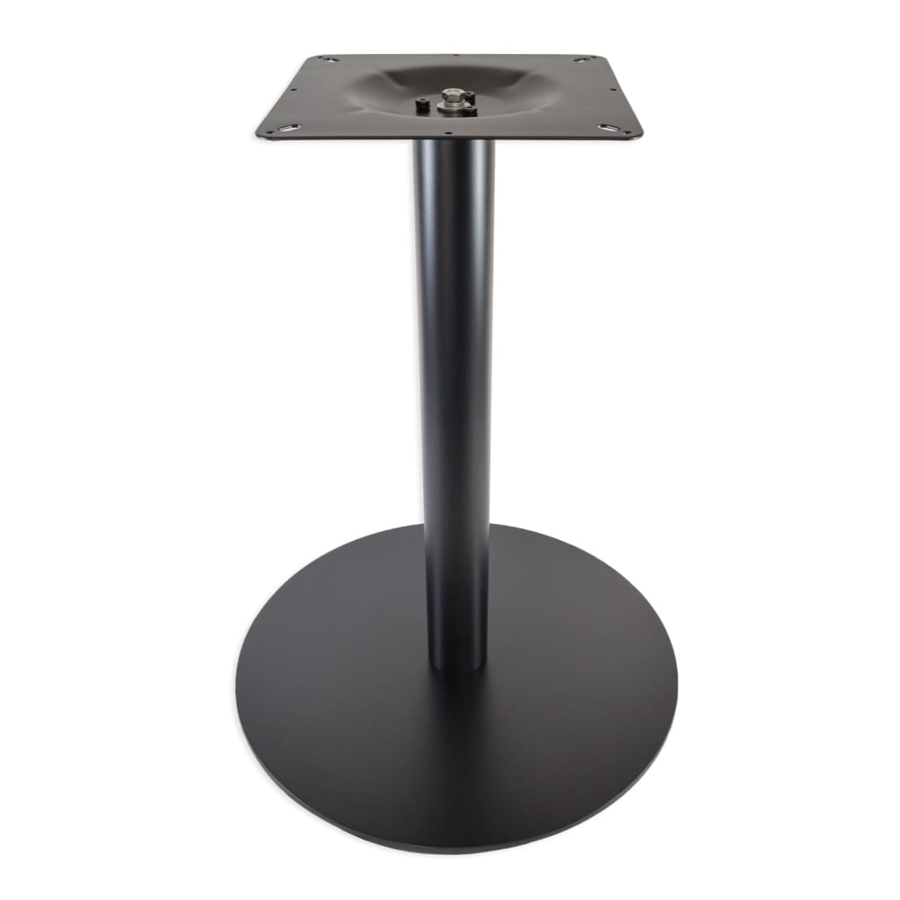 Positano Table Base, 17" Round - Black 4000BKZ