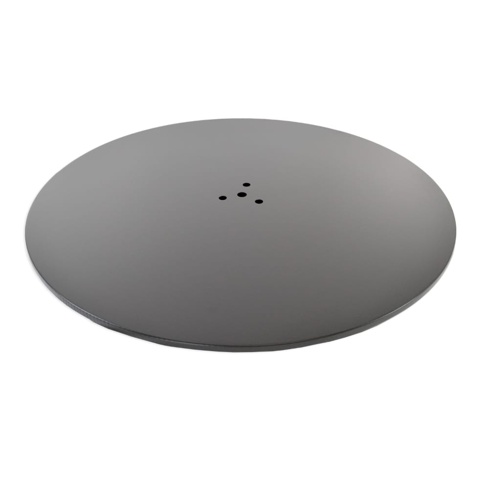 Positano Table Base, 17" Round - Black 4000BKZ