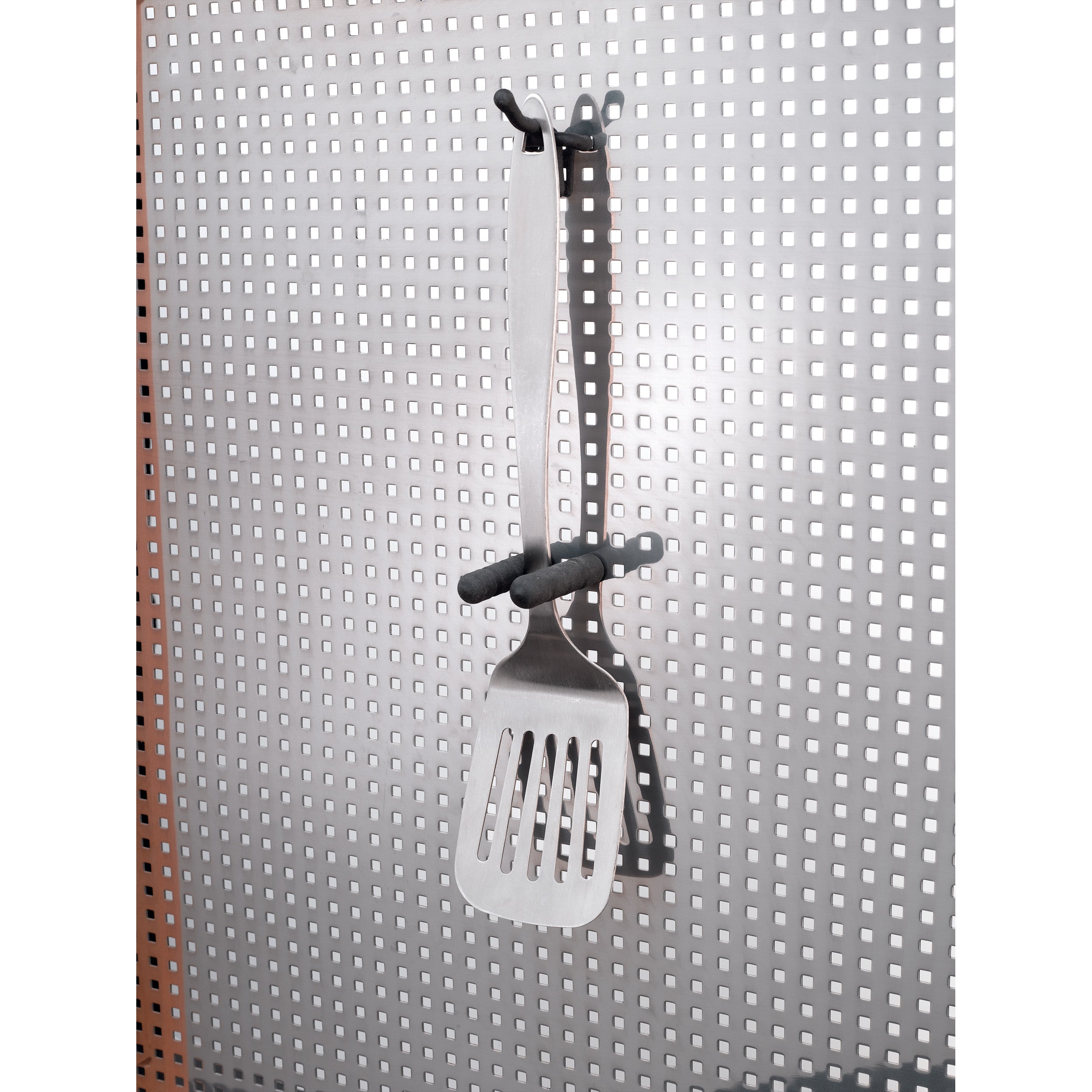 6 in W X 45 in H Stainless Steel Tall Filler Pullout L-H Natural  6 in (152 mm) W x 23 in (584 mm) D x 44.5 in (1130 mm) H